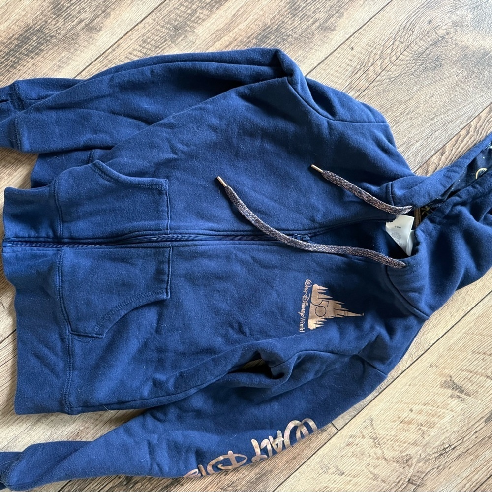 Disney Navy Hoodie with Mickey‎ and Friends - Picture 2 of 3